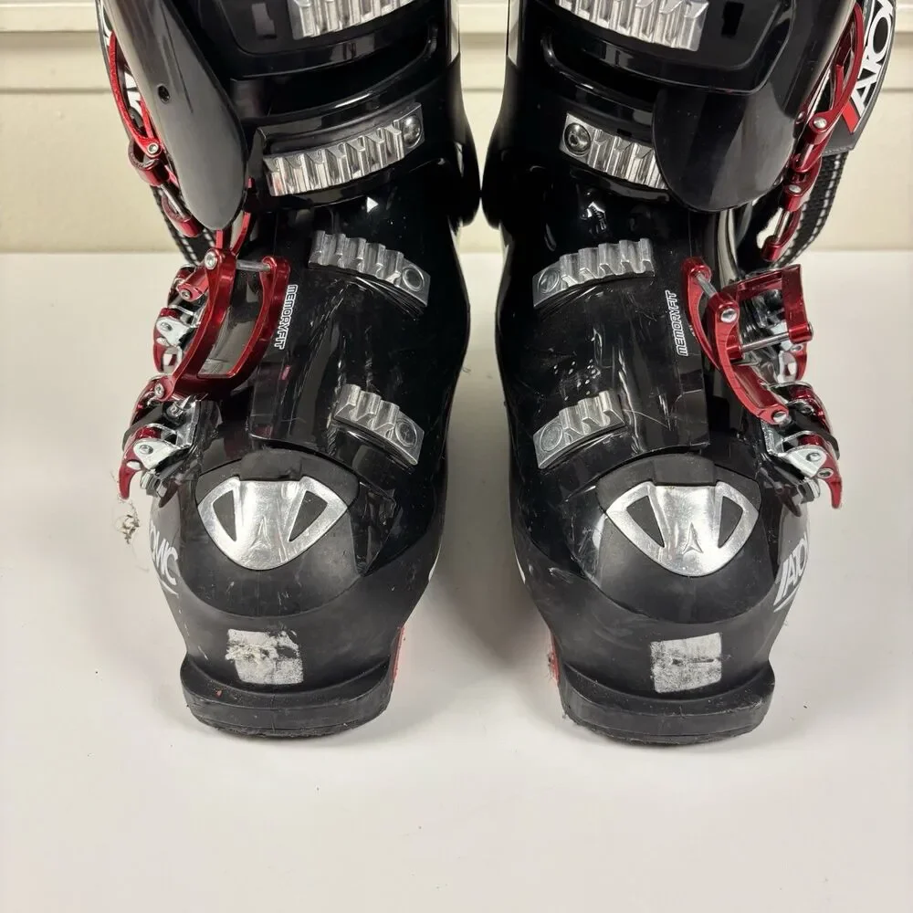 Atomic Silver Hawx 2.0 90 Ski Boots Red Black 295mm Size 25 25.5 Thinsulate 200
